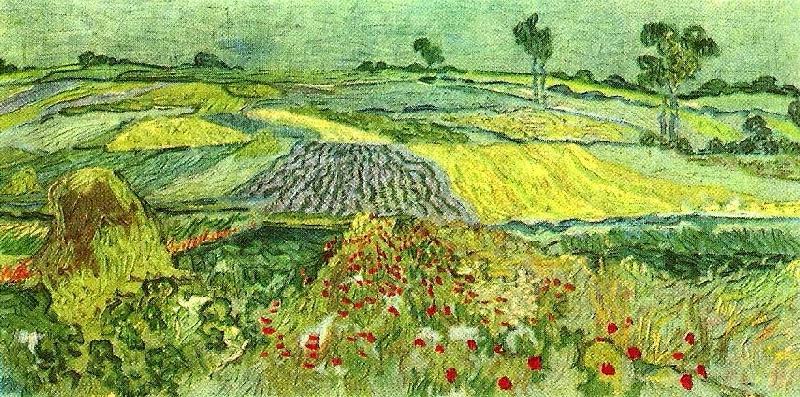 Vincent Van Gogh slatten vid auvers-sur-oise Norge oil painting art